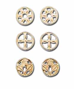 9ct Gold Art Deco Style Studs