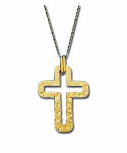 9ct Gold Artizan Cross