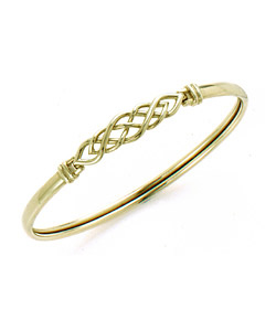 9ct Gold Celtic Style Bangle