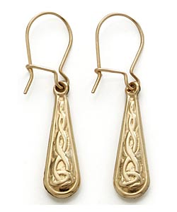 9ct Gold Celtic Style Bomb Drops