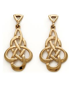 9ct Gold Celtic Style Drops