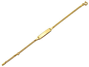 Unbranded 9ct-Gold-Child-Identity-Bracelet--078187