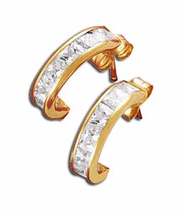 9ct Gold Cubic Zirconia Bands
