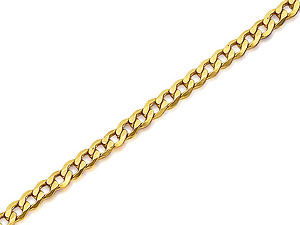 Unbranded 9ct-Gold-Fine-Link-Curb-Bracelet-077239