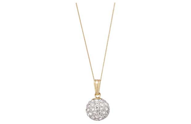 A timeless look this pendant is perfect for any occasion 9ct yellow gold. Length of necklace 46cm/18in. Pendant size H8