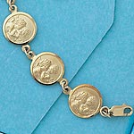 9ct. Gold Guardian Angel Bracelet