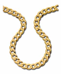 9ct Gold Mens Solid Curb Chain
