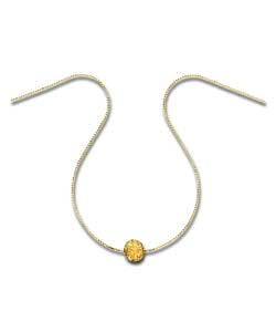 9ct Gold Moondust Ball Necklet