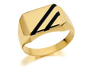 Unbranded 9ct-Gold-Onyx-Signet-Ring-183701