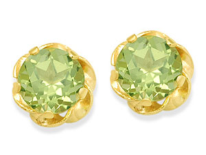Unbranded 9ct-Gold-Peridot-Earrings-070426
