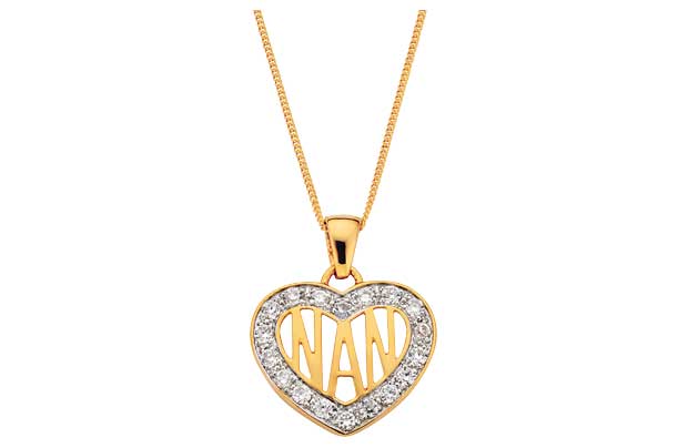 Unbranded 9ct Gold Plated Silver Cubic Zirconia Nan