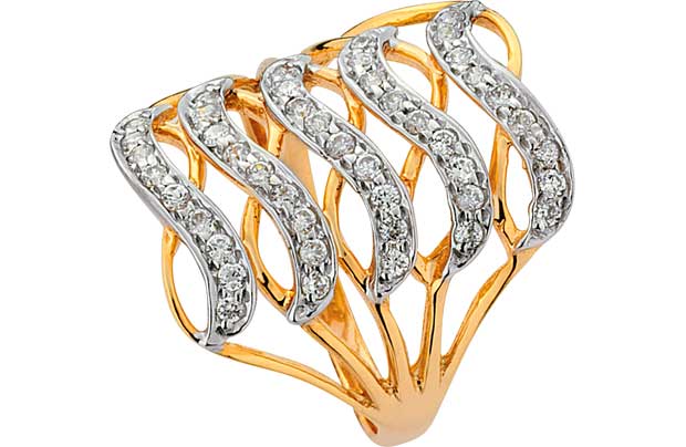 Unbranded 9ct Gold Plated Steling Silver Multi Crossover