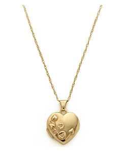 9ct Gold Rennie Mackintosh Style Heart Locket