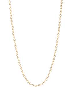 Unbranded 9ct Gold Round Belcher Chain - 22in
