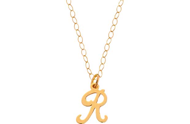 Unbranded 9ct Gold Scroll Initial Pendant - Other Letters