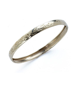 9ct Gold Slave Bangle