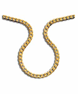 9ct Gold Solid 51cm/20in Curb Chain