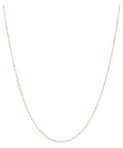 Unbranded 9ct Gold Solid Prince of Wales Chain - 46cm/18in