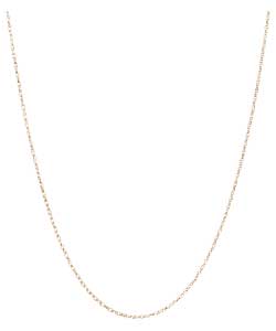 Unbranded 9ct Gold Solid Prince of Wales Chain - 46cm/18in