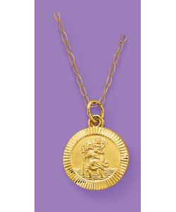 9ct Gold St. Christopher Pendant