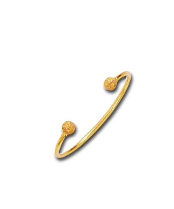9ct Gold Stardust Torque Bangle
