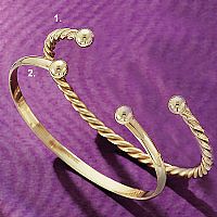 9ct. Gold Twist Torque Bangle