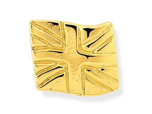 Unbranded 9ct-Gold-Union-Jack-Earring-073419