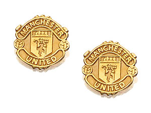 Unbranded 9ct-Manchester-United-Crest-Earrings-102171