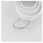 Unbranded 9CT WG 1/4CT DIAMOND ETERNITY RING