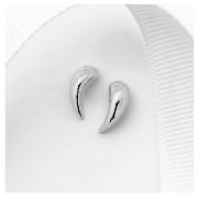 Unbranded 9CT WG ORGANIC WAVE STUD EARRINGS