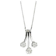 9ct White Gold 1/3 Carat Diamond Pendant