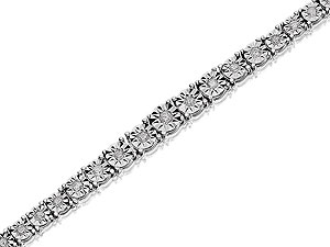 Unbranded 9ct White Gold 1 Carat Diamond Necklet - 049857