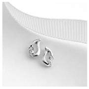 Unbranded 9ct white gold cubic zirconia studs