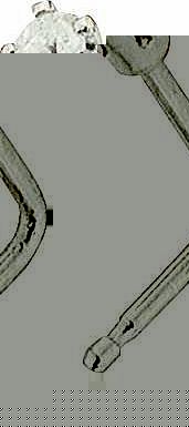 9ct White Gold Diamond Set Nose Stud