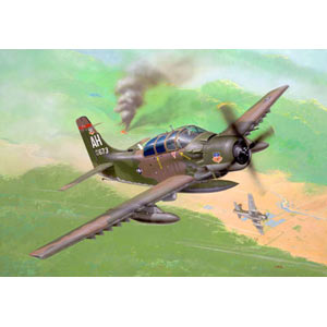 Unbranded A-1E/AD-5 Skyraider Plastic Kit