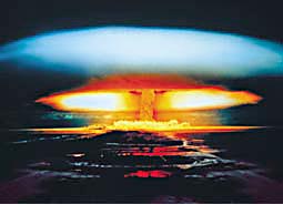 A-bomb Explosion Poster