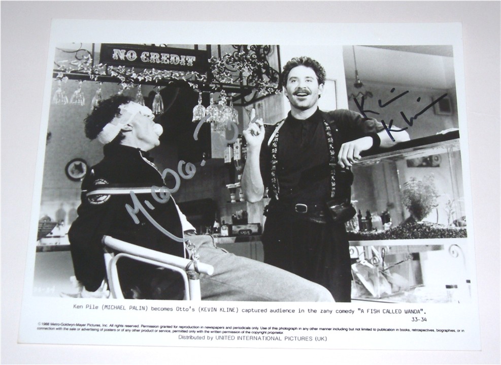 A FISH CALLED WANDA PROMO 10 x 8 - PALIN and