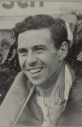 A signed Jim Clark Framed Photo