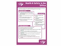 A2 laminated health and safety poster, EACH