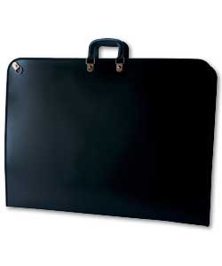 This A2 black travel portfolio is made from durabl