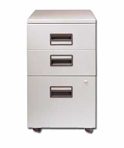 A4 3 Drawer Metal Filing Cabinet