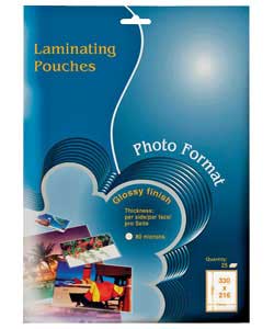 Unbranded A4 Laminating Pouches - 25 Pack