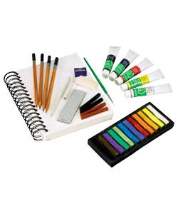 Unbranded A5 Canvas Covered Sketchbook Set