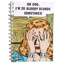 A5 Journal - So bloody blonde