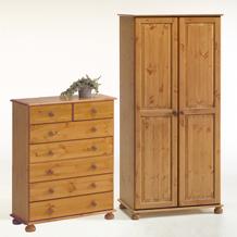 Aarhus Wardrobe and Chest Bedroom Set