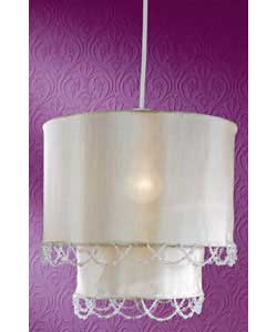 Abrielle 2 Tier Cream Pendant