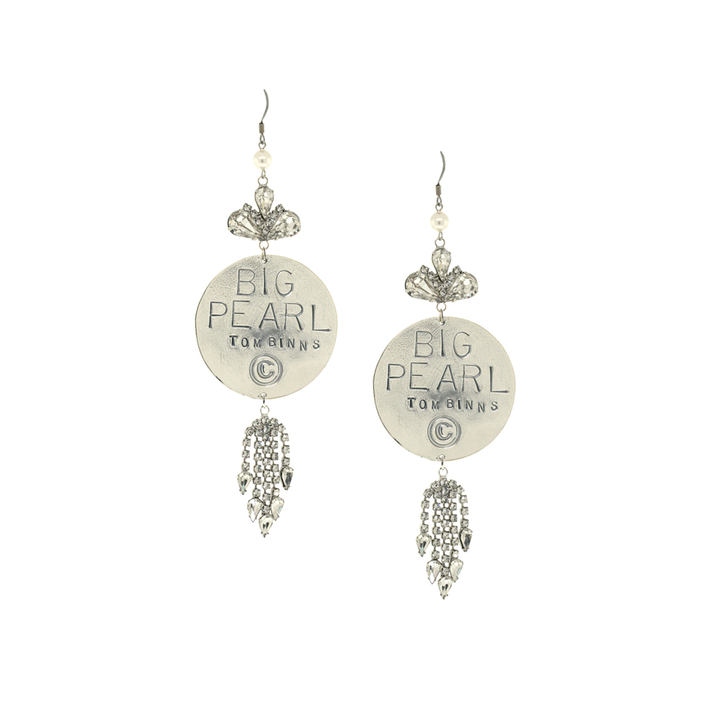 Unbranded Abstract Pearl Earrings