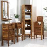 Unbranded Acacia Shelf Mirror