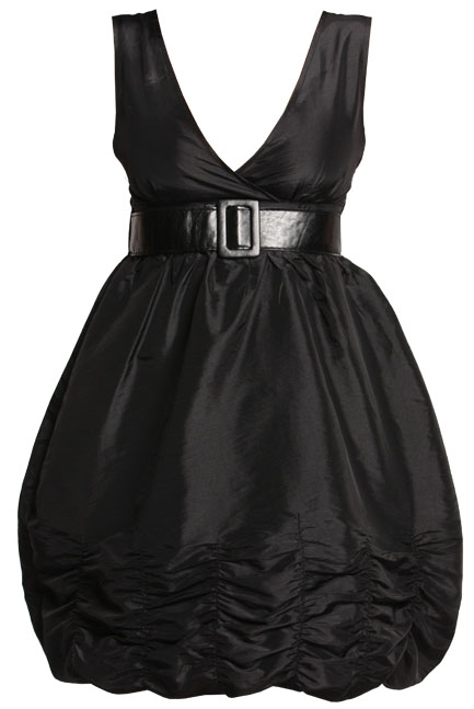 Unbranded Acacia Taffeta Puff hem Dress