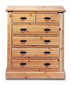 Acapulco 4 plus 2 Wide Drawer Chest